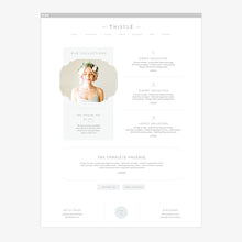 Load image into Gallery viewer, Thistle Squarespace Template