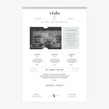 Load image into Gallery viewer, Viola Squarespace Template