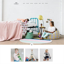 Load image into Gallery viewer, Little Forest Squarespace Template