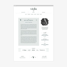 Load image into Gallery viewer, Viola Squarespace Template