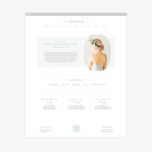 Load image into Gallery viewer, Thistle Squarespace Template