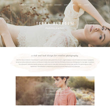 Load image into Gallery viewer, Terra Blossom Squarespace Template