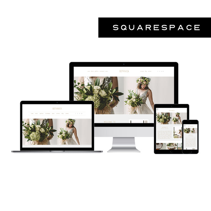 Botanica Squarespace Template