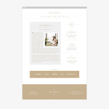 Load image into Gallery viewer, Botanica Squarespace Template