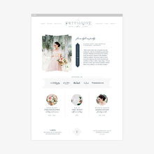 Load image into Gallery viewer, Pettigrove Squarespace Template