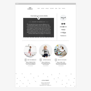 Little Forest Squarespace Template