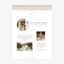 Load image into Gallery viewer, Terra Blossom Squarespace Template