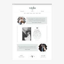 Load image into Gallery viewer, Viola Squarespace Template