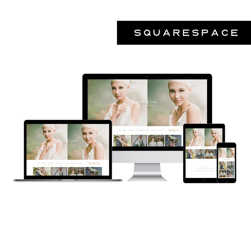 Twig & Pine Squarespace Template