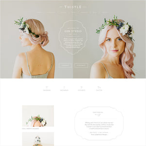 Thistle Squarespace Template